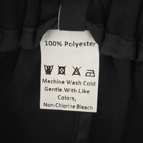 NWOT | Black High Waisted Dressy Shorts Hook Closure Pockets | XLarge - Picture 5 of 6